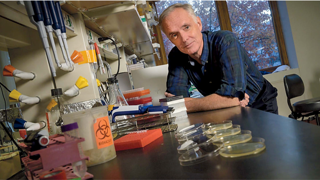Prof. James J. Collins in the Lab